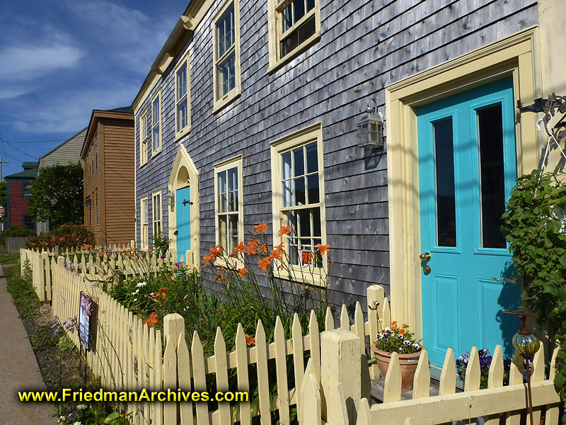 houses,nova scotia,fishing,seaside,village,